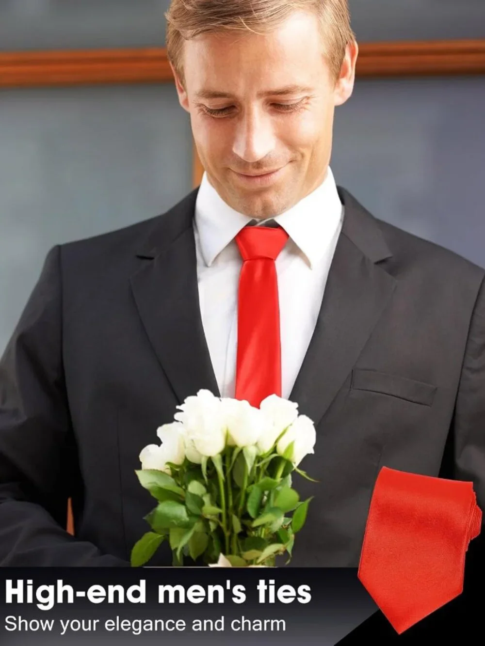 Stylish Men's 3.15'' Tie for Weddings, Business Events, Formal Occasions